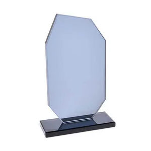 Süblimasyon Füme Sekizgen Kristal Cam Plaket