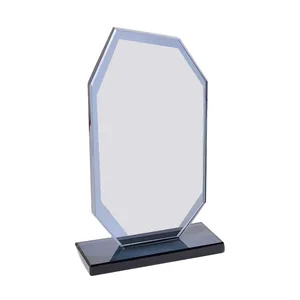Süblimasyon Füme Sekizgen Kristal Cam Plaket