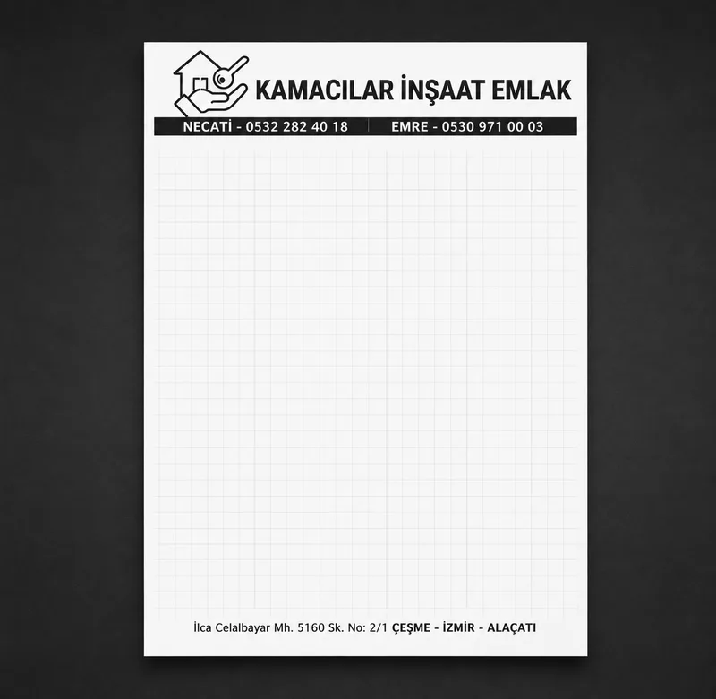a4 bloknot defter