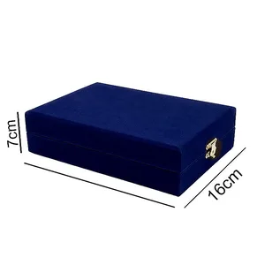 SKPL30 Kadife Kristal Cam Plaket Kutusu 16x26cm - 2'li Paket