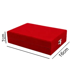 SKPL30 Kadife Kristal Cam Plaket Kutusu 16x26cm - 2'li Paket