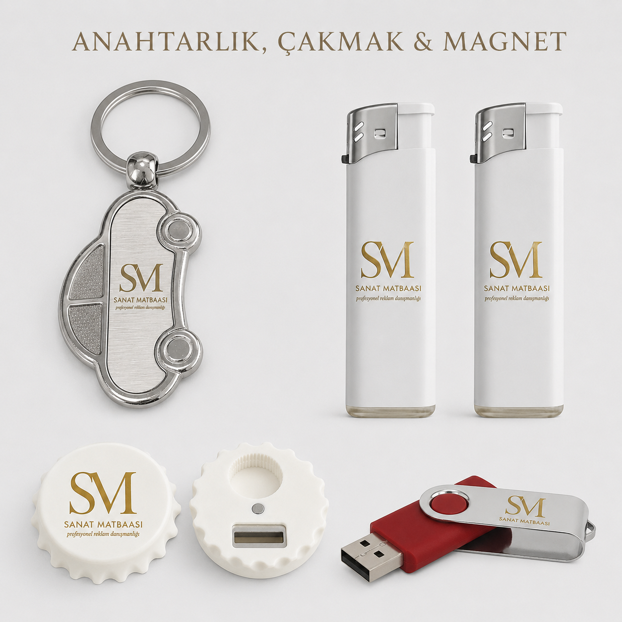 Anahtarlık, Çakmak & Magnet